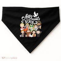 All Saints Day Kids Catholic St Francis Therese Joan Of Arc USA-Made Doggie Bandana thumb 0
