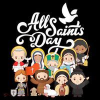 All Saints Day Kids Catholic St Francis Therese Joan Of Arc Coffee Mug thumb 5