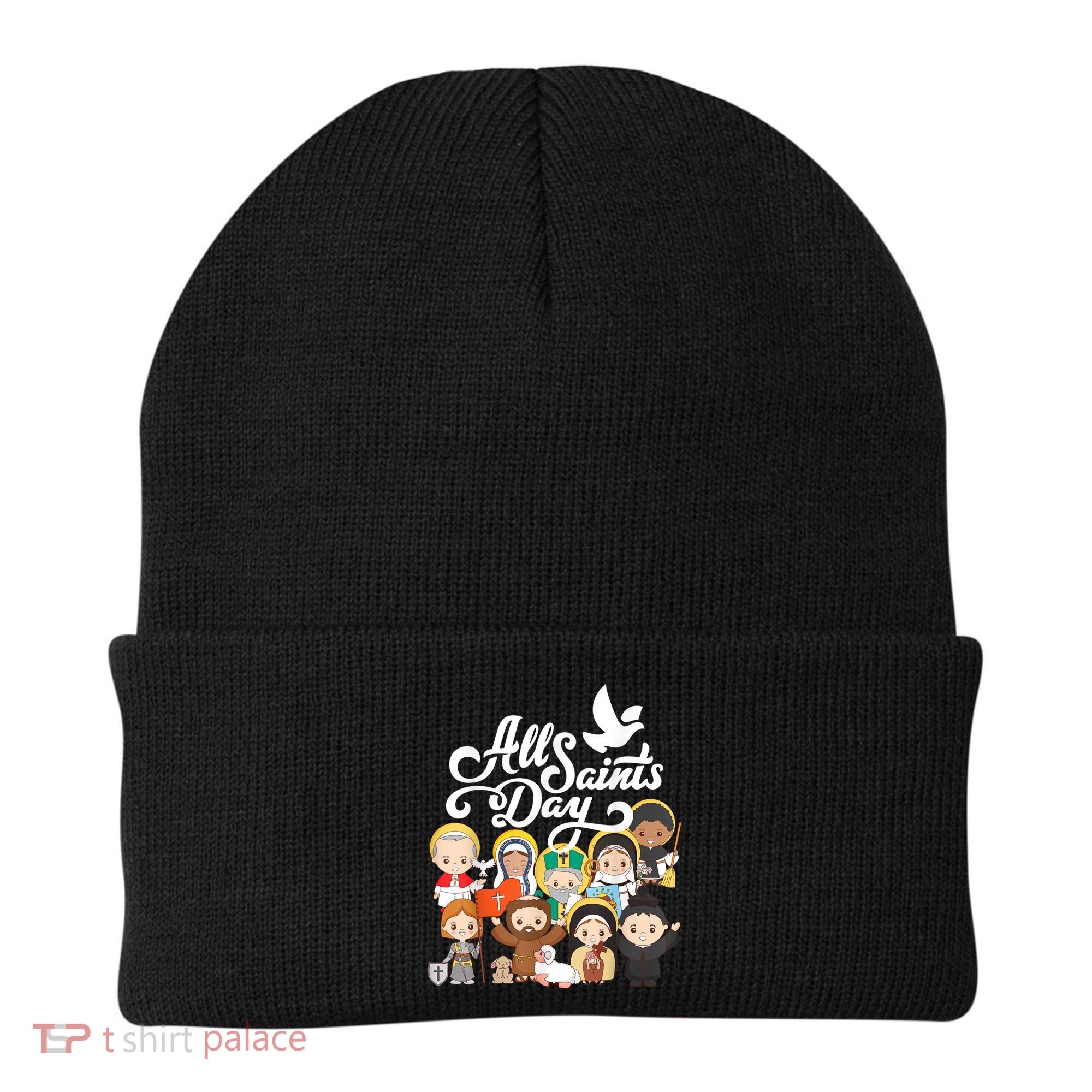 All Saints Day Kids Catholic St Francis Therese Joan Of Arc Beanie