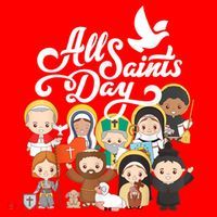 All Saints Day Kids Catholic St Francis Therese Joan Of Arc Santa Hat thumb 1