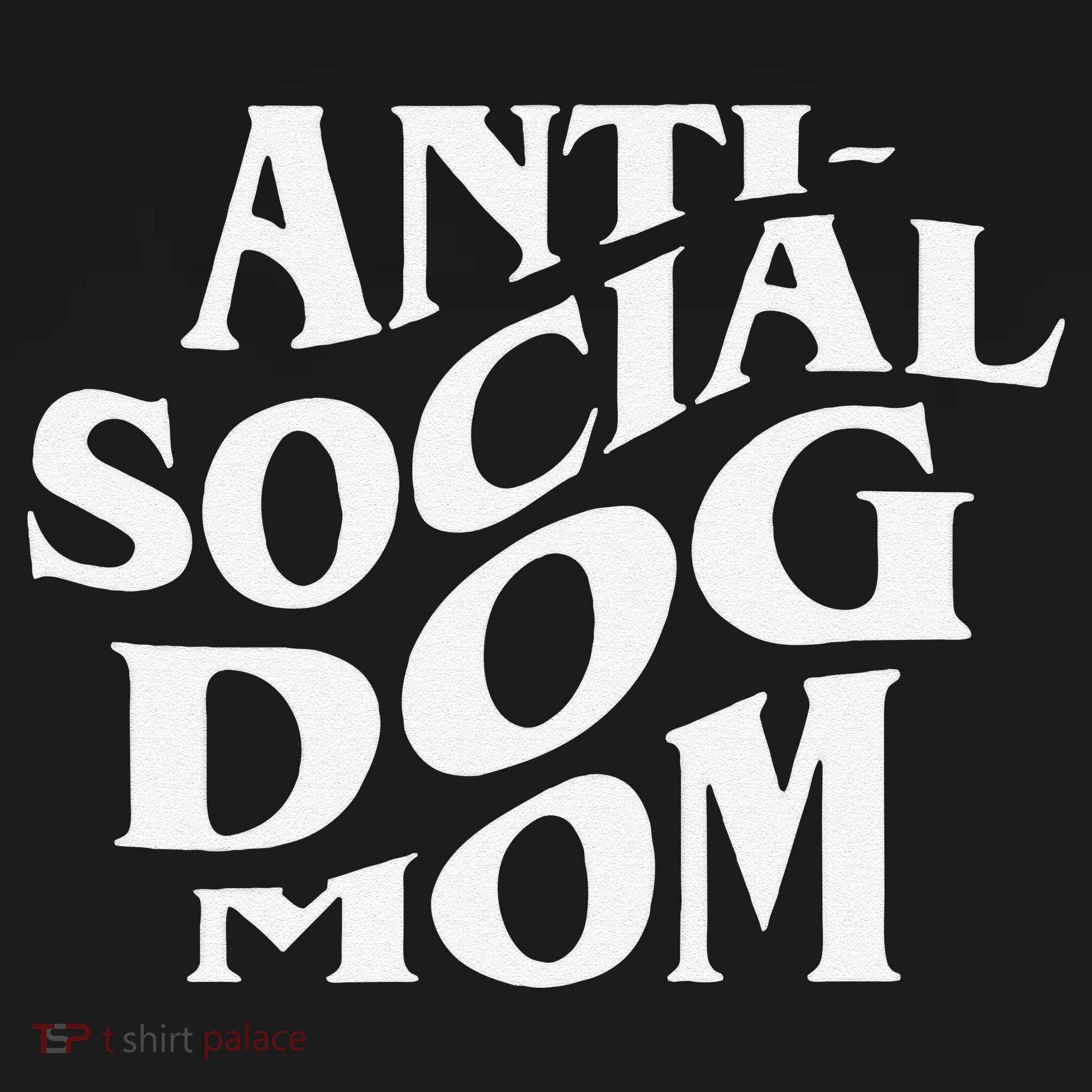 Anti Social Dog Mom Happy Mothers Day Funny Dog Lovers Women's Hoodie