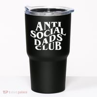 Anti Social Dad Club Funny Father Day Tumbler thumb 0