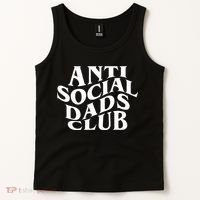 Anti Social Dad Club Funny Father Day Tank Top thumb 2