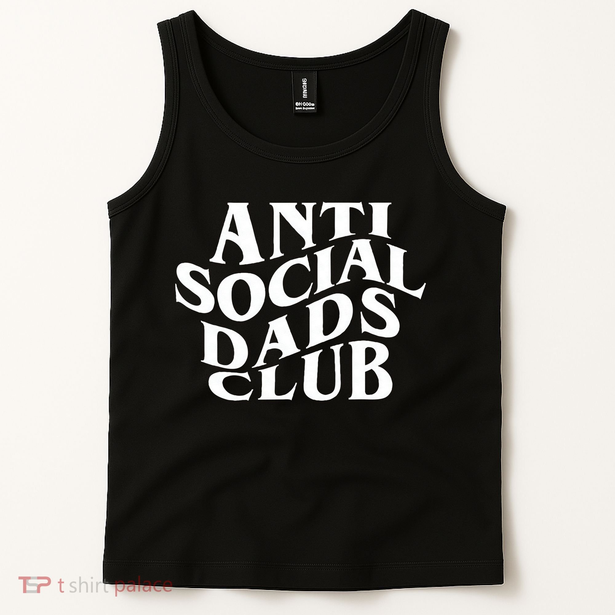 Anti Social Dad Club Funny Father Day Tank Top