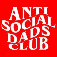 Anti Social Dad Club Funny Father Day Santa Hat thumb 1