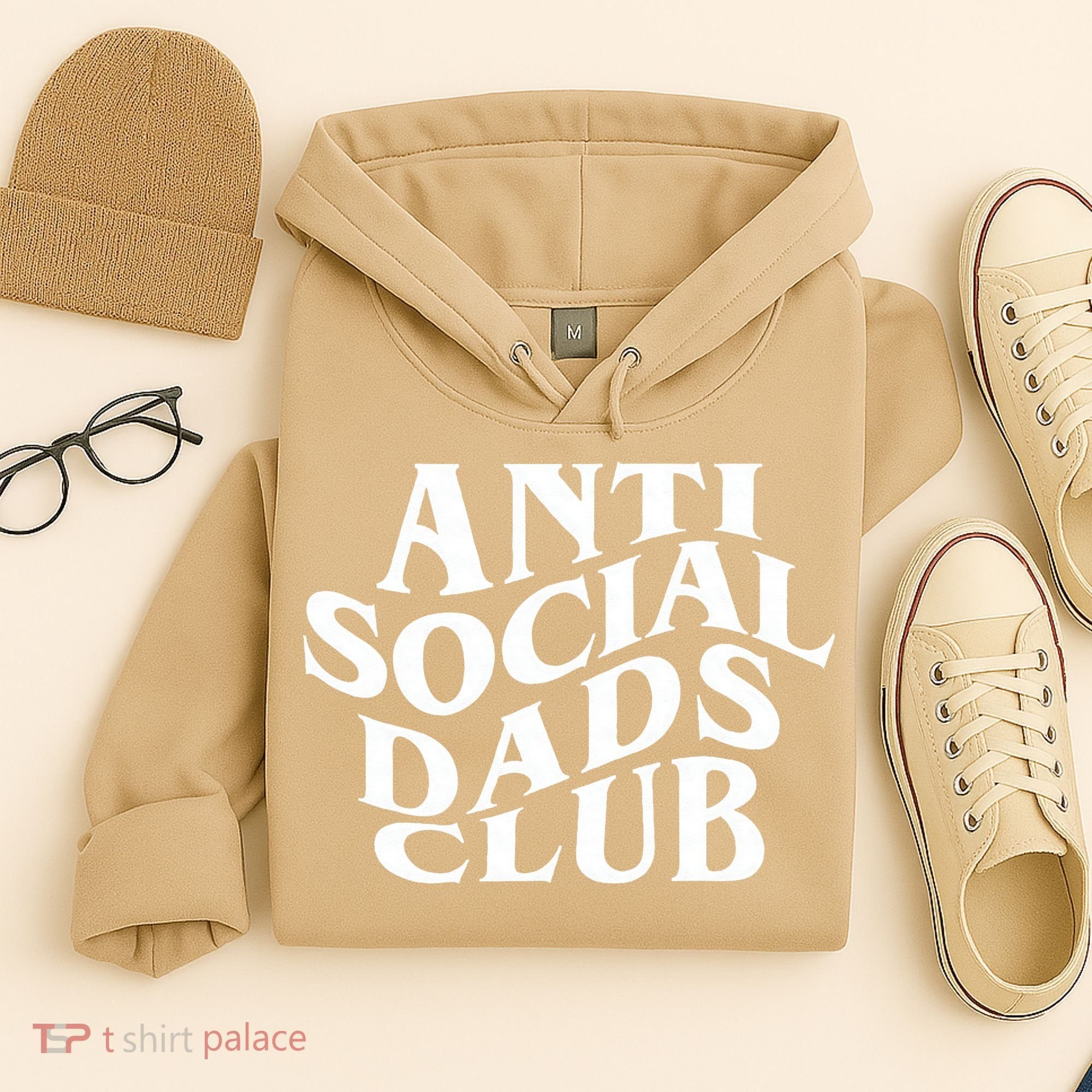 Anti Social Dad Club Funny Father Day Hoodie