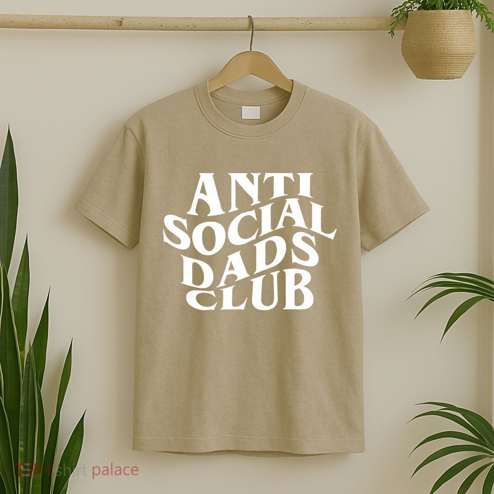 Anti Social Dad Club Funny Father Day T-Shirt