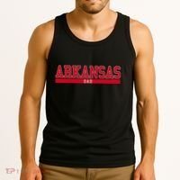 Arkansas State Dad Sports Tank Top thumb 3