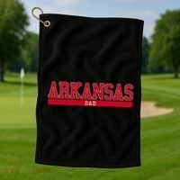Arkansas State Dad Sports Golf Towel thumb 1