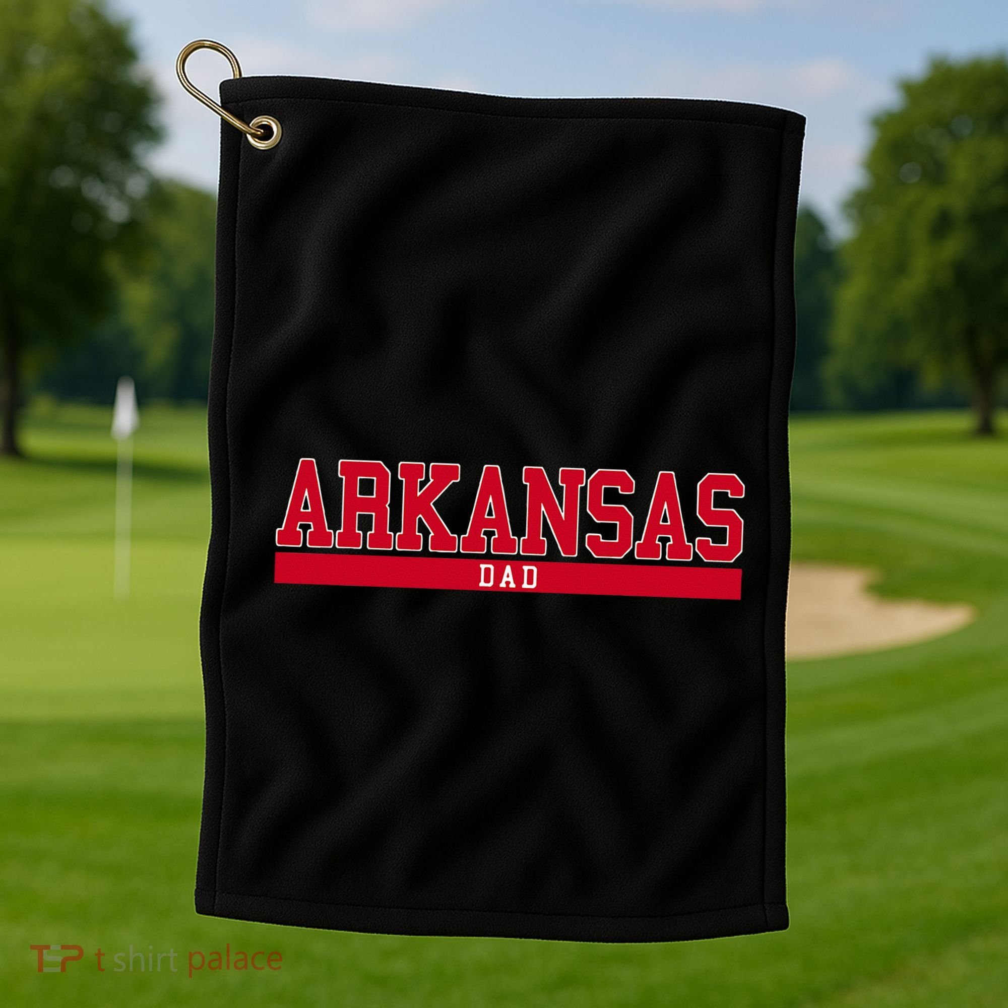 Arkansas State Dad Sports Golf Towel