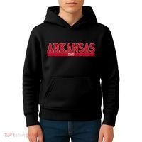 Arkansas State Dad Sports Kids Hoodie thumb 4