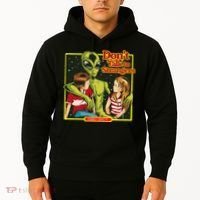 Alien Strangers Don't Talk UFO Hoodie thumb 2
