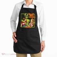Alien Strangers Don't Talk UFO Apron thumb 2