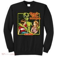 Alien Strangers Don't Talk UFO Sweatshirt thumb 0