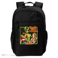 Alien Strangers Don't Talk UFO Backpack thumb 0