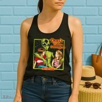 Alien Strangers Don't Talk UFO Women's Tank Top thumb 2