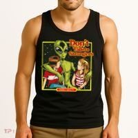 Alien Strangers Don't Talk UFO Tank Top thumb 3