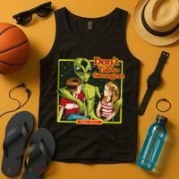 Alien Strangers Don't Talk UFO Tank Top thumb 4