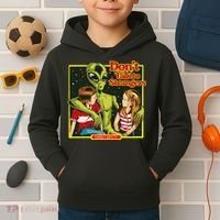 Alien Strangers Don't Talk UFO Kids Hoodie thumb 2