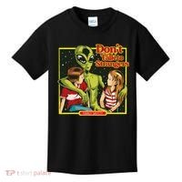 Alien Strangers Don't Talk UFO Kids T-Shirt thumb 0