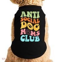 ANTI SOCIAL DOG MOMS CLUB Doggie Tank thumb 0
