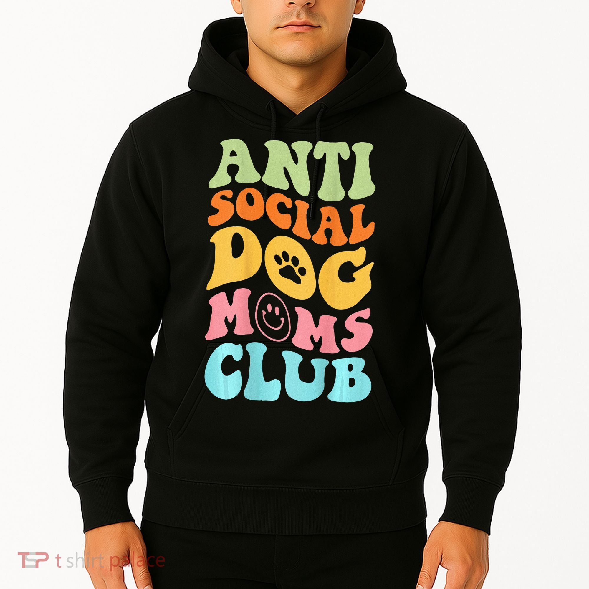 ANTI SOCIAL DOG MOMS CLUB Hoodie