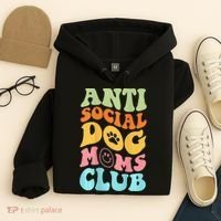 ANTI SOCIAL DOG MOMS CLUB Hoodie thumb 4