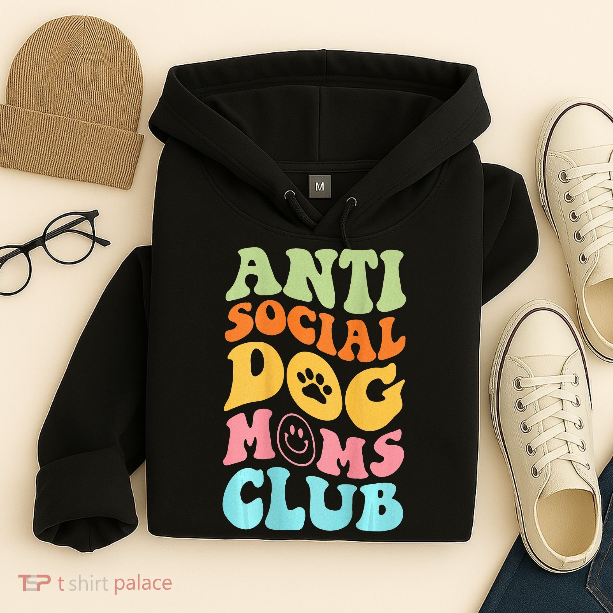 ANTI SOCIAL DOG MOMS CLUB Hoodie