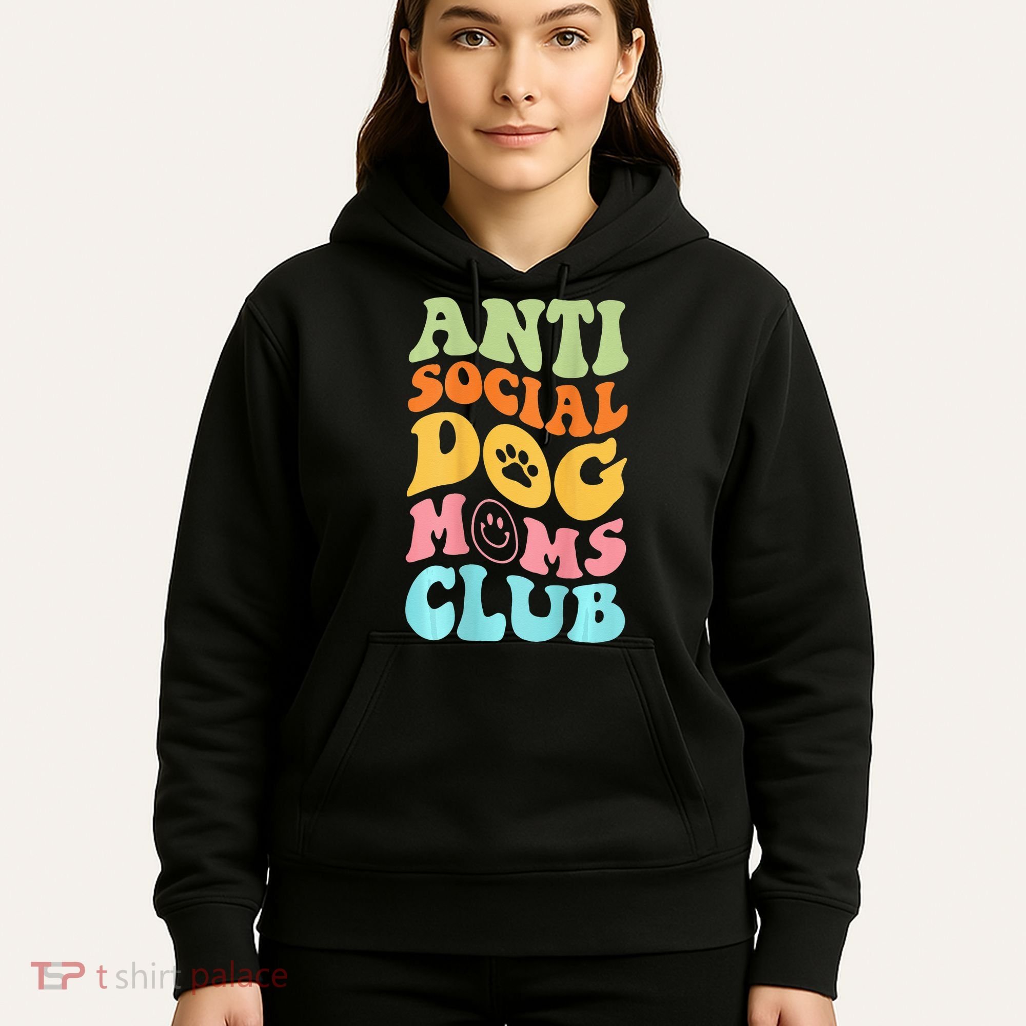 ANTI SOCIAL DOG MOMS CLUB Hoodie