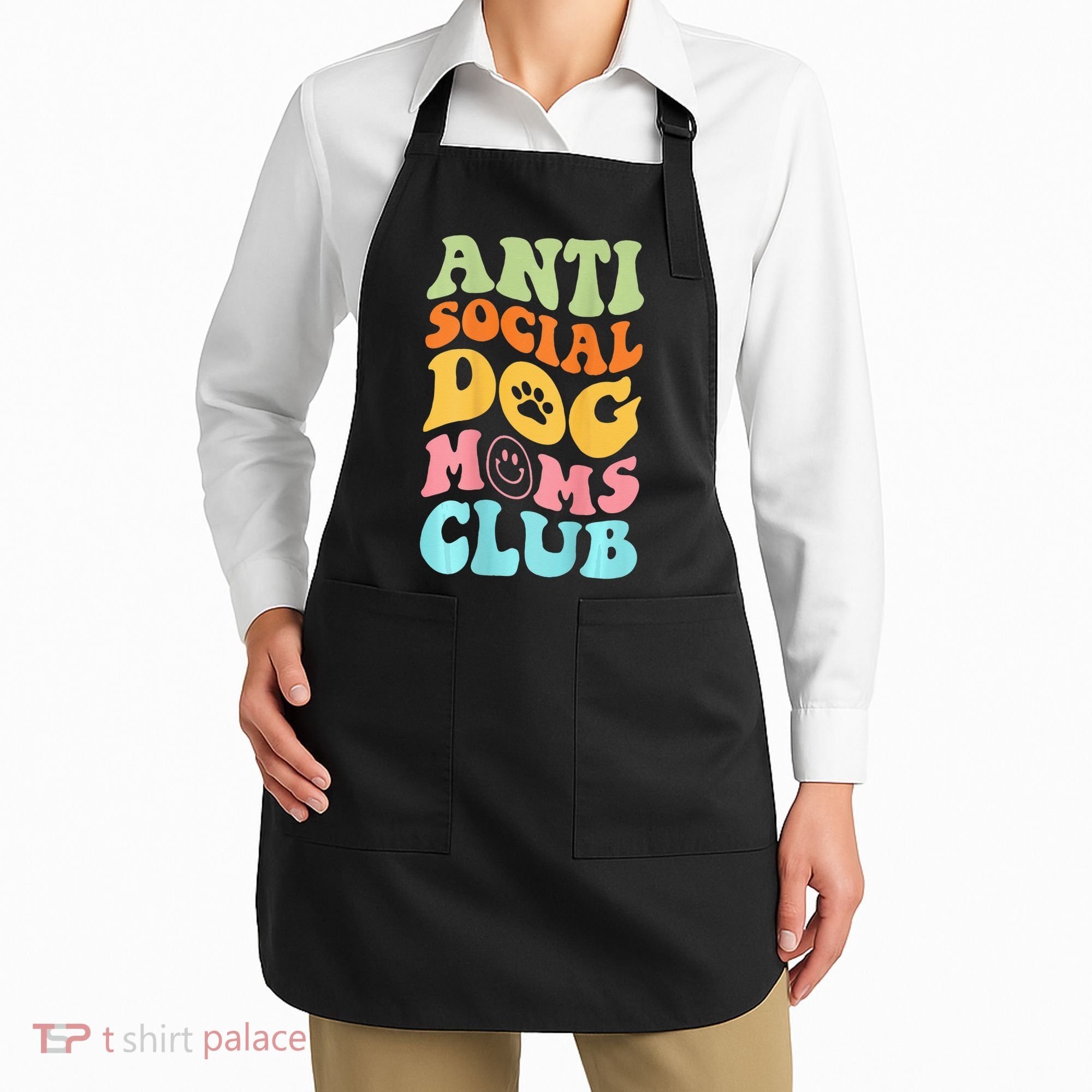 ANTI SOCIAL DOG MOMS CLUB Apron