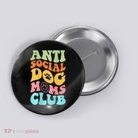 ANTI SOCIAL DOG MOMS CLUB Button thumb 0