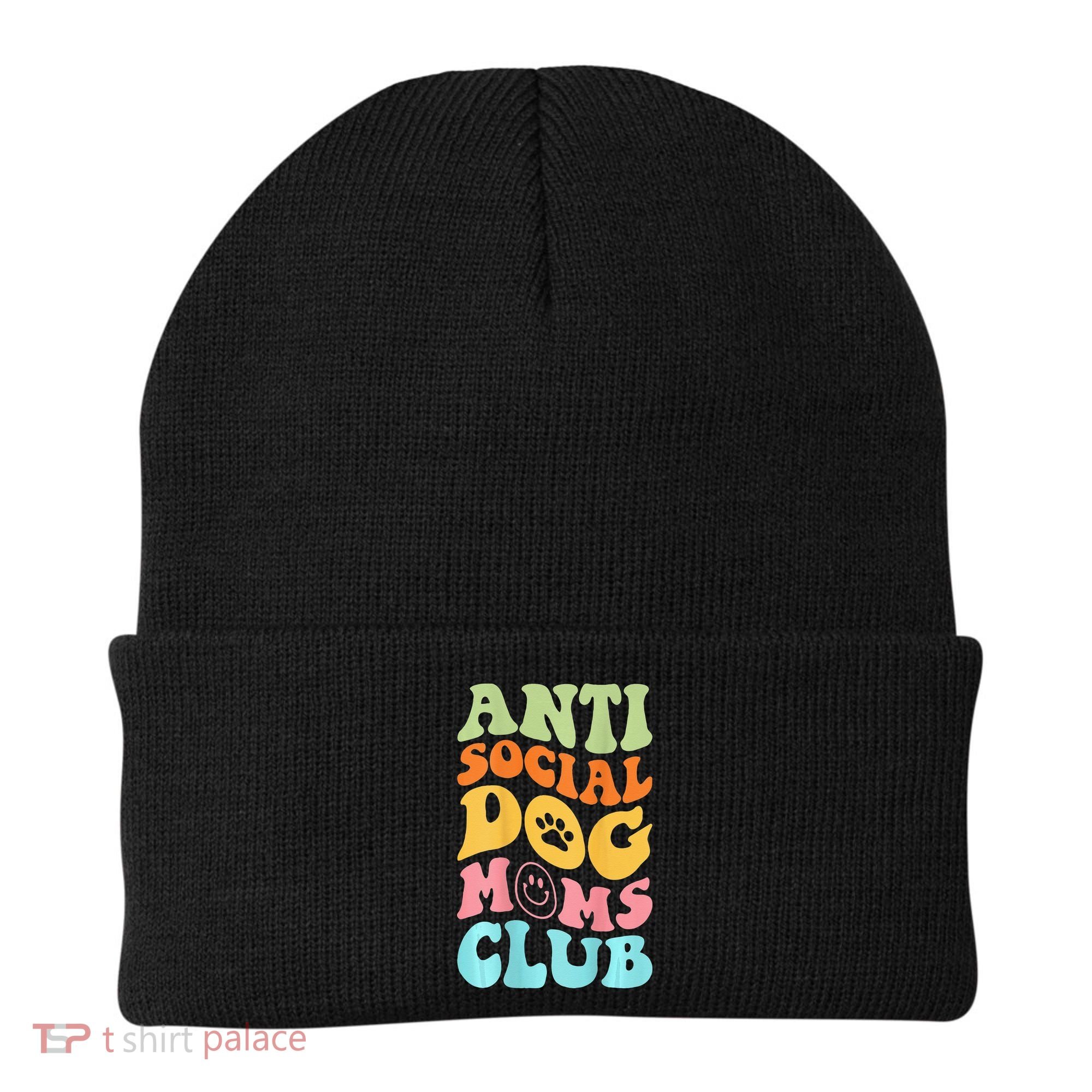 ANTI SOCIAL DOG MOMS CLUB Beanie