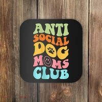 ANTI SOCIAL DOG MOMS CLUB Coaster thumb 0