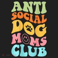 ANTI SOCIAL DOG MOMS CLUB Golf Towel thumb 3