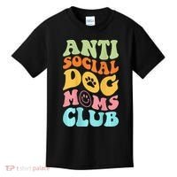 ANTI SOCIAL DOG MOMS CLUB Kids T-Shirt thumb 0