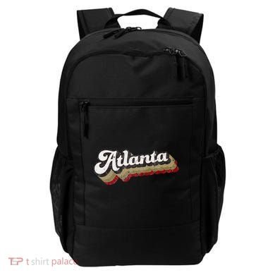 Atlanta Soccer Distressed Retro Baseball Script 404 United Backpack