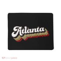 Atlanta Soccer Distressed Retro Baseball Script 404 United Mousepad thumb 0