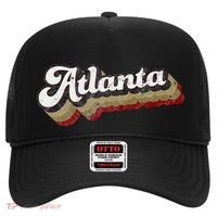 Atlanta Soccer Distressed Retro Baseball Script 404 United Hat thumb 0