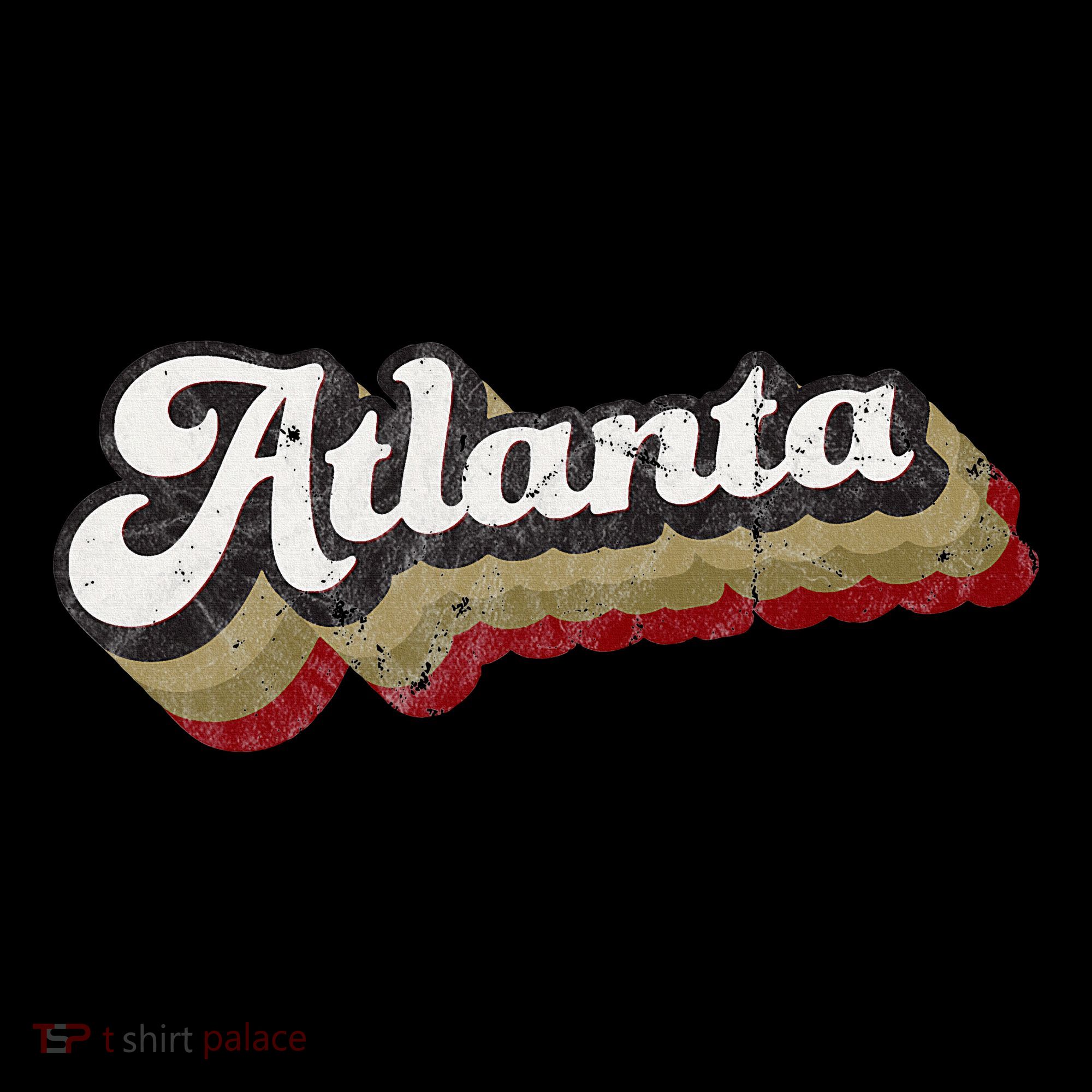 Atlanta Soccer Distressed Retro Baseball Script 404 United Toddler Hoodie