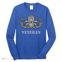 Army Senior Explosive Ordinance Disposal Badge Eod Veteran Long Sleeve Shirt thumb 0
