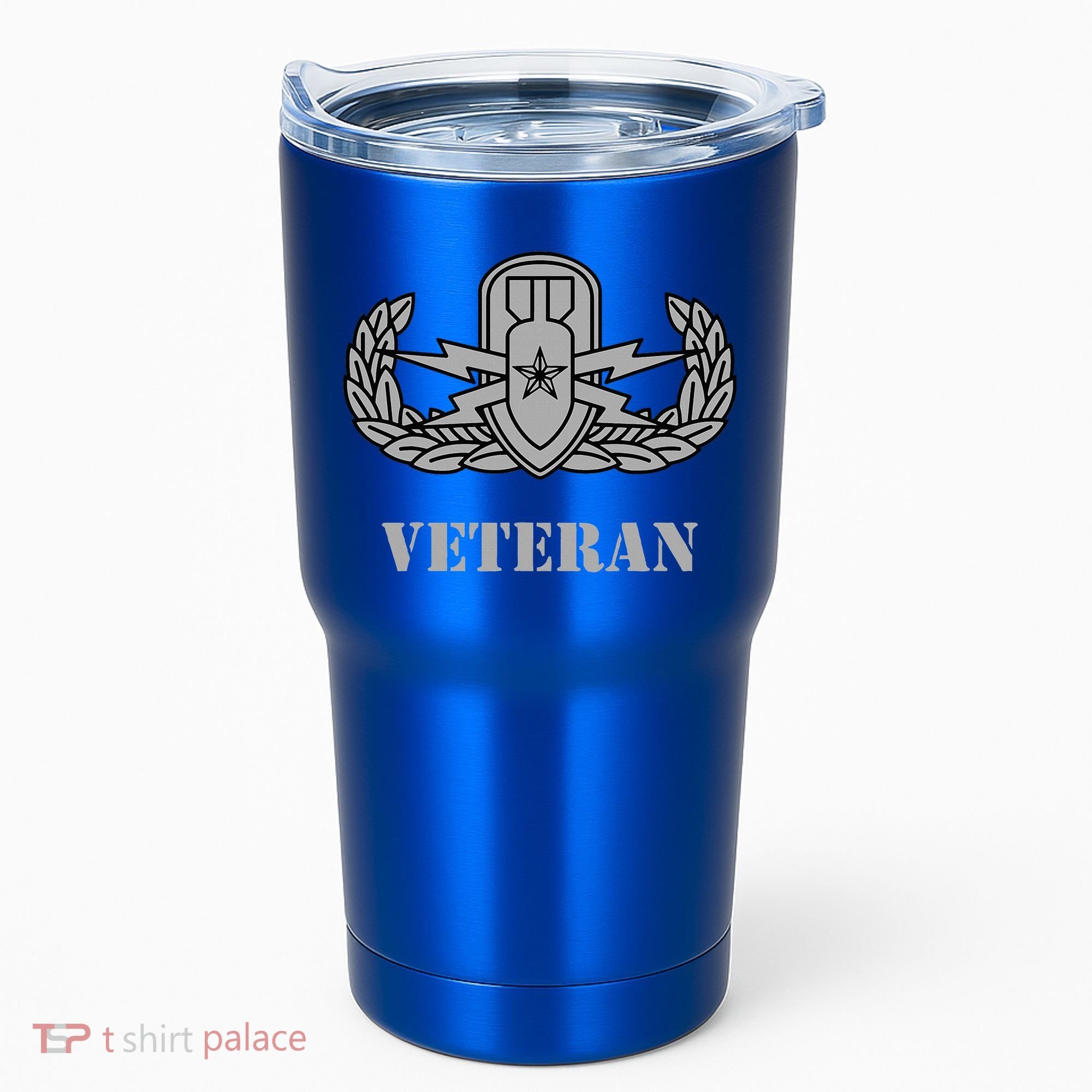 Army Senior Explosive Ordinance Disposal Badge Eod Veteran Tumbler