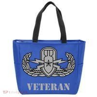Army Senior Explosive Ordinance Disposal Badge Eod Veteran Tote Bag thumb 0