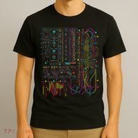 Analogue Synthesiser Electronic Music Modular Life T-Shirt thumb 3