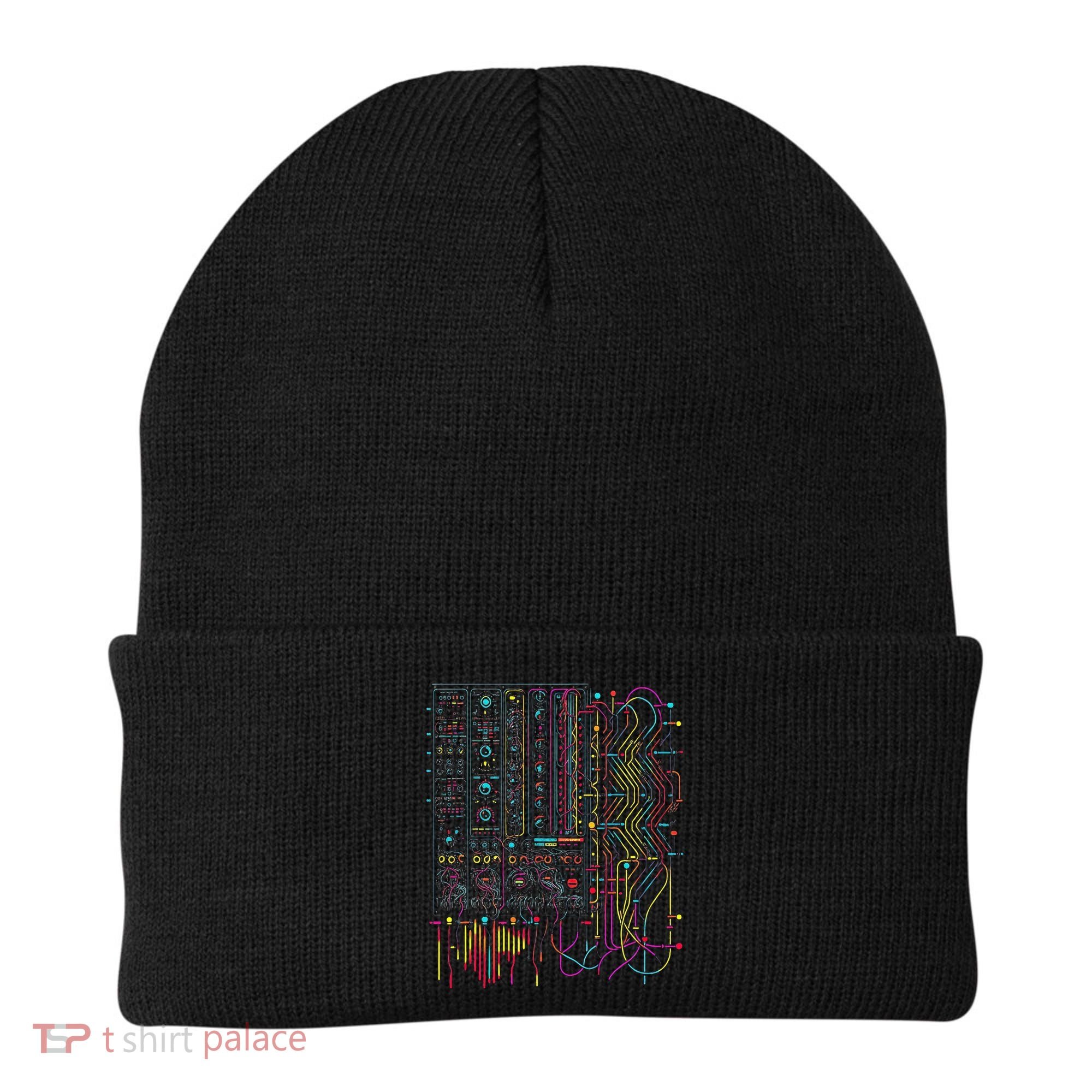 Analogue Synthesiser Electronic Music Modular Life Beanie