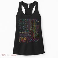 Analogue Synthesiser Electronic Music Modular Life Women's Tank Top thumb 0