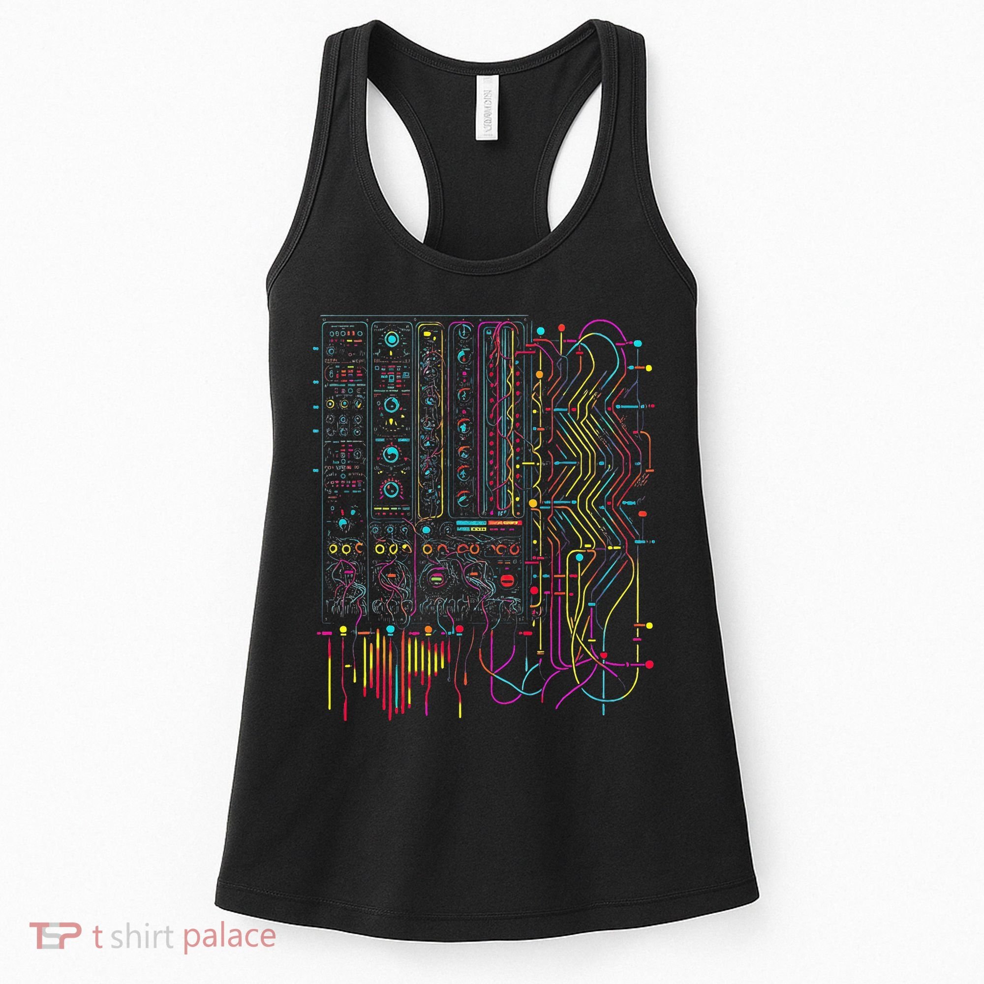 Analogue Synthesiser Electronic Music Modular Life Women's Tank Top