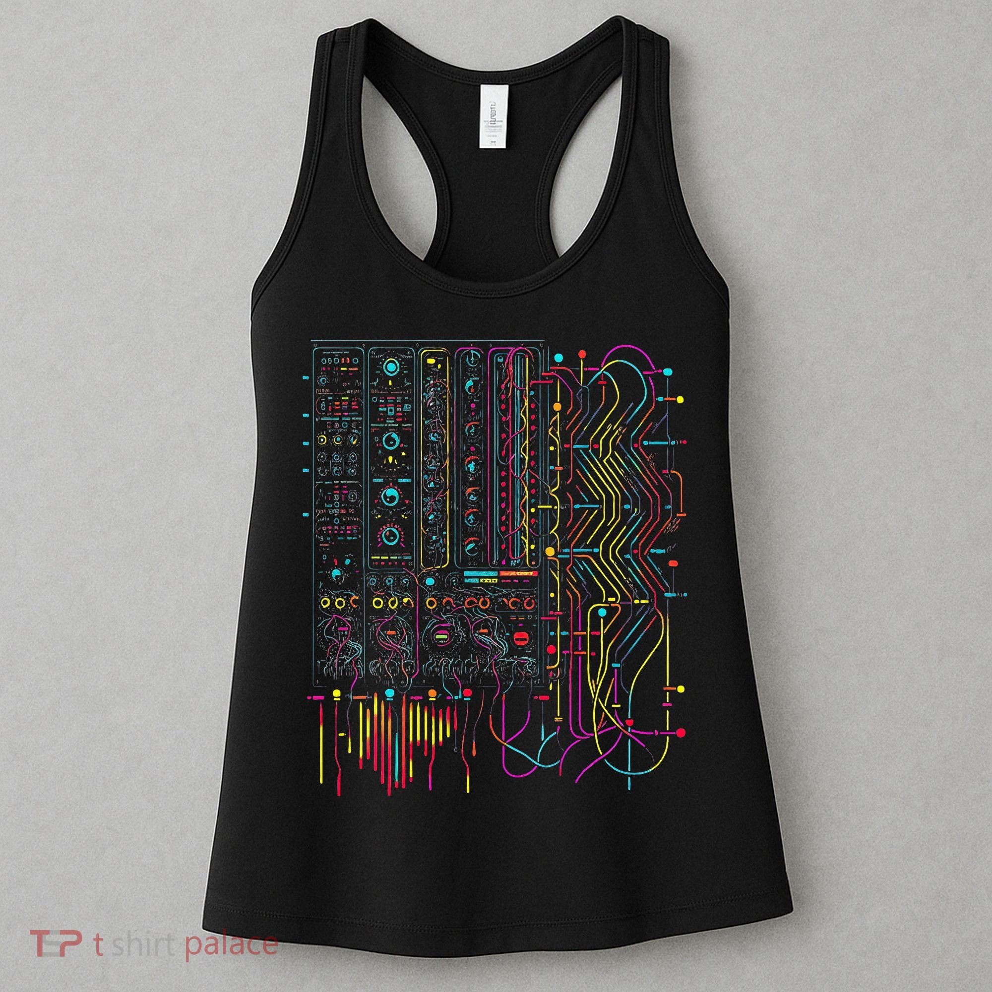 Analogue Synthesiser Electronic Music Modular Life Women's Tank Top