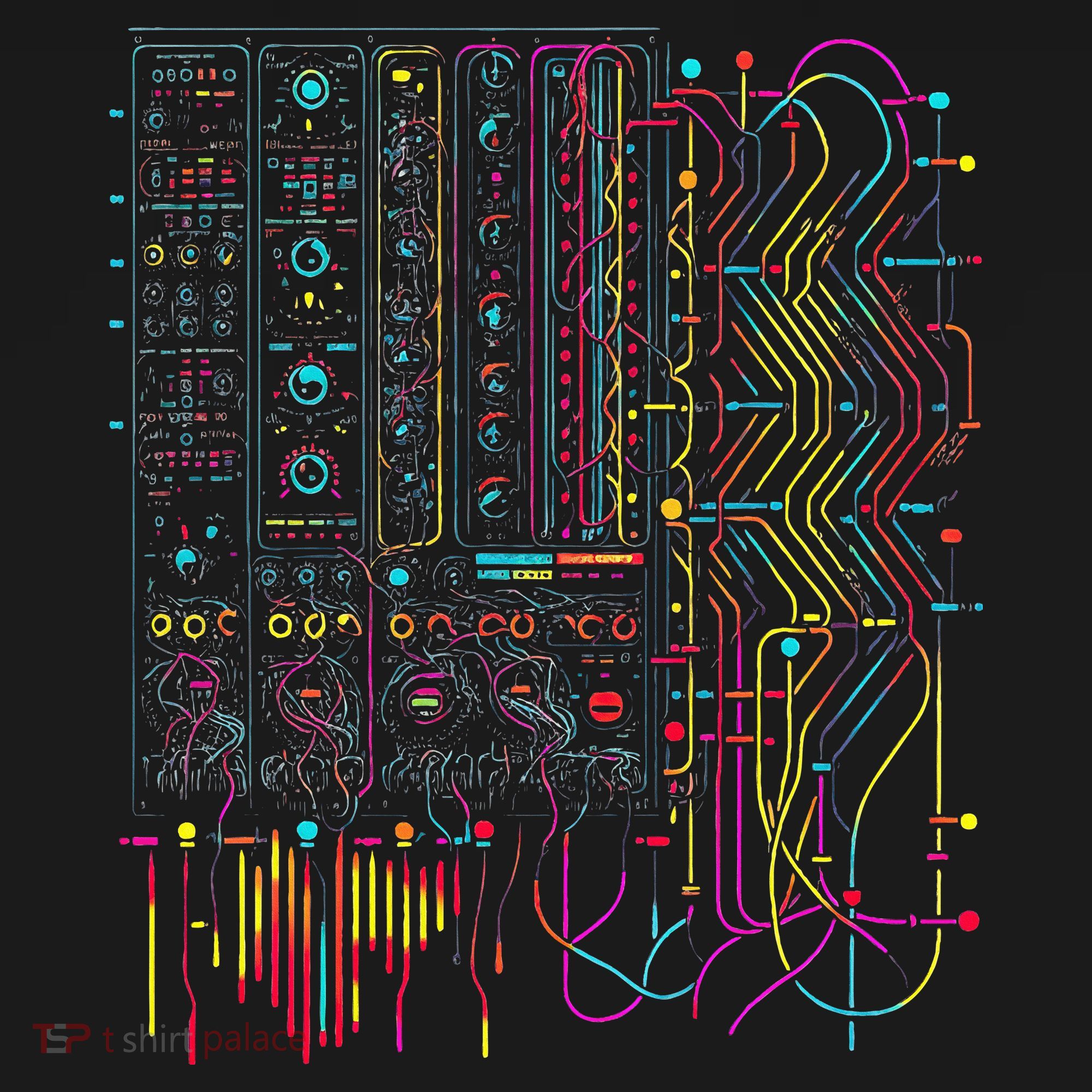 Analogue Synthesiser Electronic Music Modular Life Baby Bodysuit