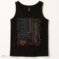 Analogue Synthesiser Electronic Music Modular Life Tank Top thumb 2