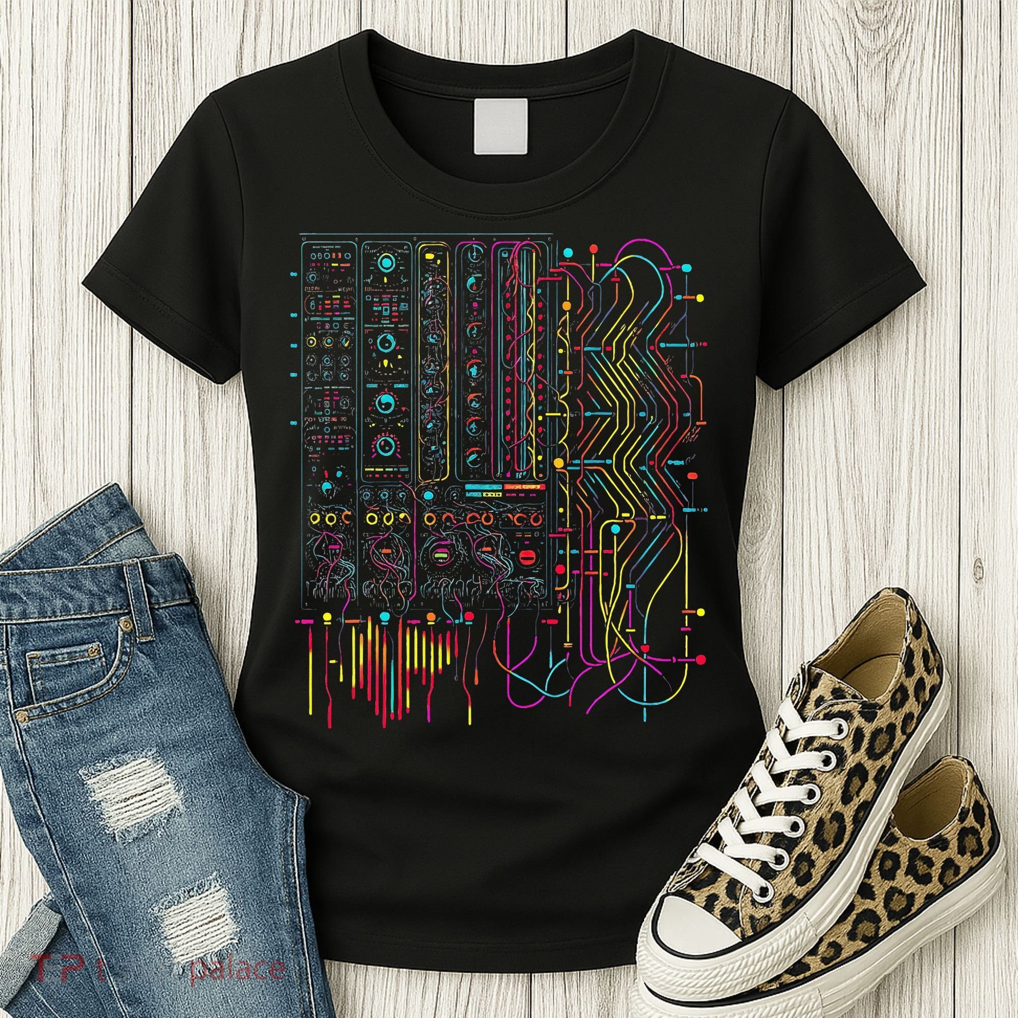 Analogue Synthesiser Electronic Music Modular Life Women's T-Shirt
